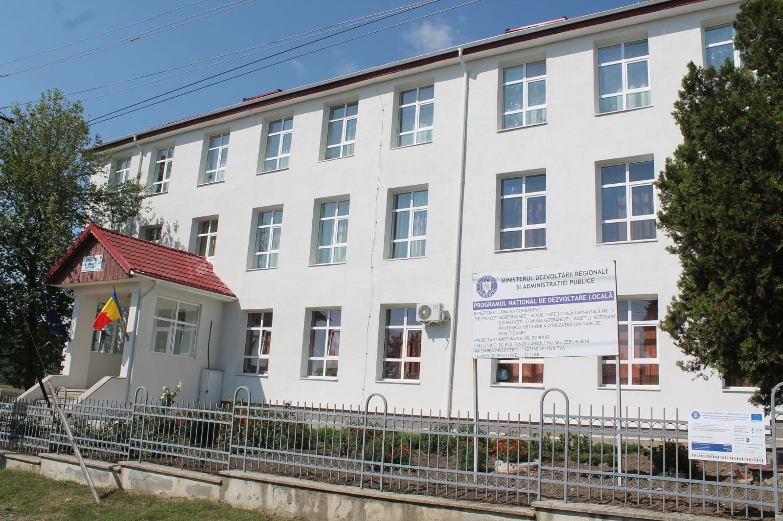 Reabilitare Școală Gimnazială Nr. 1 din Gorbăneşti